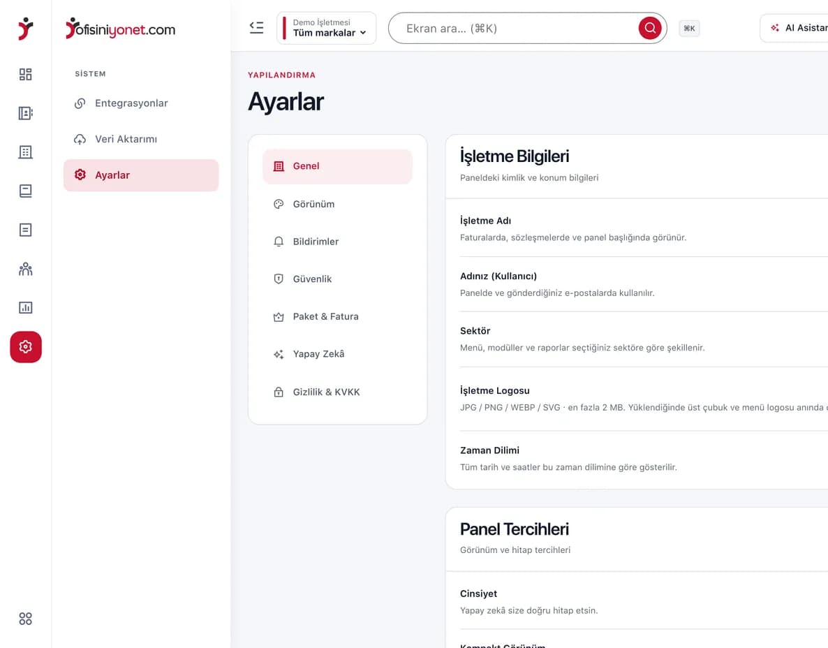 Ofisiniyonet.com panel girişi